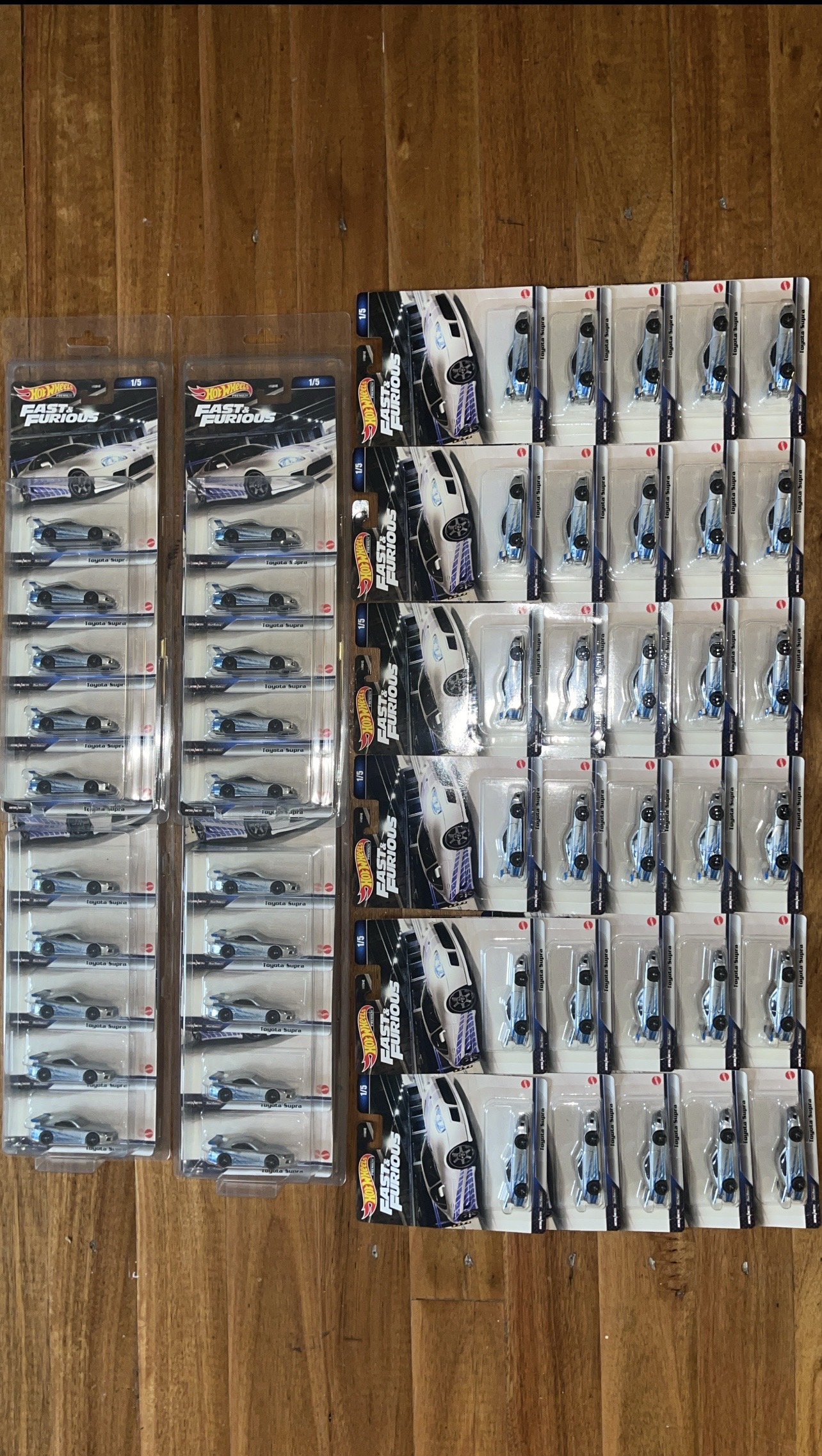 50 of the same model - collect and stock to sell
